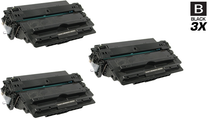 CS Compatible Replacement for HP Q7516A Toner Cartridge Black 3 Pack/ HP 16A
