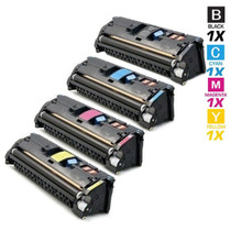 CS Compatible Replacement for HP 2500L Toner Cartridges 4 Color Set