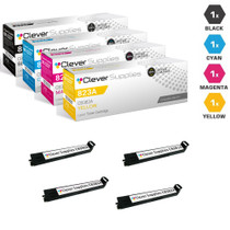CS Compatible Replacement for HP 823A-824A Premium Quality Toner Cartridge 4 Color Set (CB380A/ CB381A/ CB382A/ CB383A)
