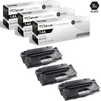 CS Compatible Replacement for HP CF214A Premium Quality Toner Cartridge Black 3 Pack/ HP 14A