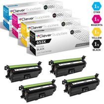 CS Compatible Replacement for HP Enterprise 600 flow M680 Toner Cartridge Color  Laserjet 4 Color Set - Clever Supplies Ink \u0026 Toner Cartridge