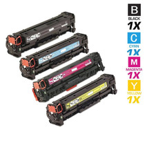 CS Compatible Replacement for HP Pro CM1415fnw Toner Cartridge Color Laserjet 4 Color Set