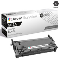 CS Compatible Replacement for HP 501A Toner Cartridge Black/ HP Q6470A Toner