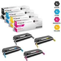 CS Compatible Replacement for HP 5500dn Toner Cartridges Color LaserJet 4 Color Set