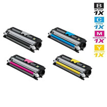 Compatible Konica Minolta MagiColor 1690 Laser Toner Cartridges High Yield 4 Color Set