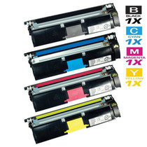 Compatible Konica Minolta MagiColor 2530DL Premium Quality Laser Toner Cartridges 4 Color Set