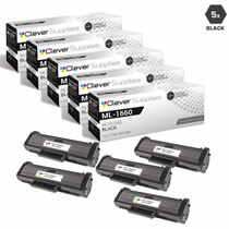 Compatible Samsung ML-1667 Laser Toner Cartridge Black 5 Pack