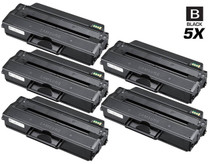 Compatible Samsung ML-2950ND High Yield Laser Toner Cartridge Black 5 Pack