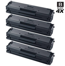 Compatible Samsung MLT-D111S Laser Toner Cartridge Black 4 Pack