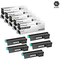 Compatible Okidata B420 Laser Toner Cartridges Black 5 Pack