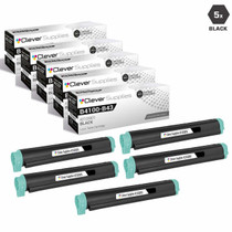 Compatible Okidata B4300N Laser Toner Cartridges Black 5 Pack
