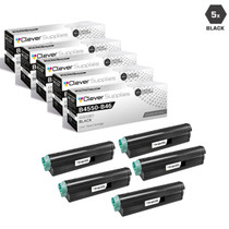 Compatible Okidata B4550 Laser Toner Cartridges Black 5 Pack