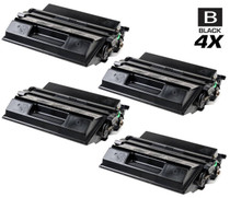 Compatible Okidata B6100N Laser Toner Cartridges High Yield Black 4 Pack