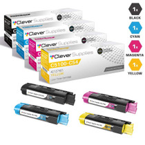 Compatible Okidata C5510N Laser Toner Cartridges 4 Color Set