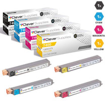 Compatible Xerox Phaser 2135N Laser Toner Cartridges High Yield 4 Color Set