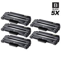 Compatible Xerox Phaser 3140 Laser Toner Cartridges Black 5 Pack