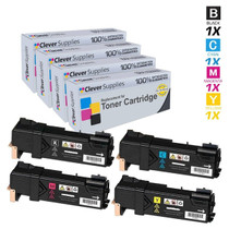 Compatible Xerox Phaser 6505DN Premium Quality Laser Toner Cartridges High Yield 4 Color Set