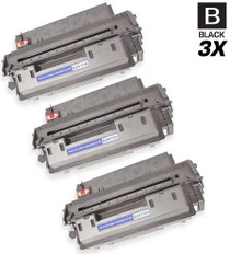 CS Compatible Replacement for HP Q2610A Toner Cartridge Black 3 Pack/ HP 10A Toner