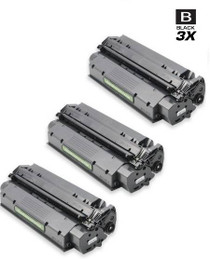 CS Compatible Replacement for HP Q2613A Toner Cartridge Black 3 Pack/ HP 13A Toner