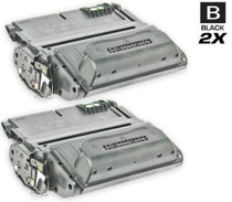 CS Compatible Replacement for HP Q5942A Toner Cartridge Black 2 Pack/ HP 42A Toner