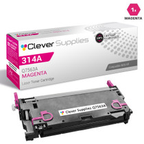 CS Compatible Replacement for HP Q7563A Toner / HP 314A Toner Cartridge Magenta