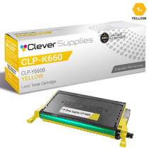 Compatible Samsung CLP-Y660B High Yield Laser Toner Cartridge Yellow
