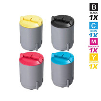 Compatible Samsung CLX-3160FN Laser Toner Cartridge 4 Color Set