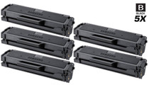 Compatible Samsung SCX-3406W Laser Toner Cartridge Black 5 Pack