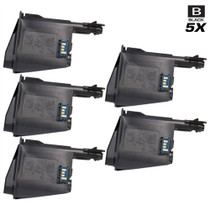 Compatible Kyocera Mita 1T02M70UX0 (TK-1122) Laser Toner Cartridges Black 5 Pack