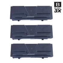 Compatible Kyocera Mita 1T02H50US0 (TK-142) Laser Toner Cartridges Black 3 Pack