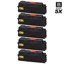 Compatible Kyocera Mita 1T02F90US0 (TK-322) Premium Quality Laser Toner Cartridges Black 5 Pack