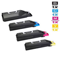 Compatible Kyocera Mita TK-857 Premium Quality Laser Toner Cartridges 4 Color Set (1T02H70US0/ 1T02H7CUS0/ 1T02H7BUS0/ 1T02H7AUS0)