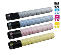 Compatible Konica Minolta TN-321 Premium Quality Laser Toner Cartridges 4 Color Set (A33K130/ A33K430/ A33K330/ A33K230)