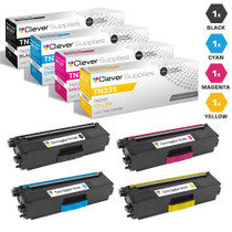 Compatible Brother TN339 Premium Quality Laser Toner Cartridge High Yield 4 Color Set (TN339BK/ TN339C/ TN339M/ TN339Y)