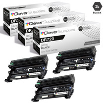 Compatible Brother TN720 Laser Toner Cartridge Black 3 Pack