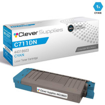 Compatible Okidata 44318603 Laser Toner Cartridge Cyan