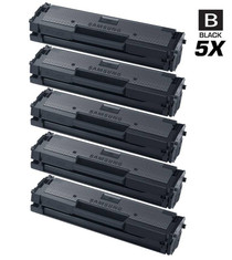 Compatible Samsung Xpress M2020 Laser Toner Cartridges Black 5 Pack