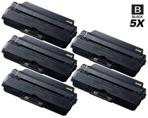 Compatible Samsung Xpress M2670 High Yield Laser Toner Cartridges Black 5 Pack