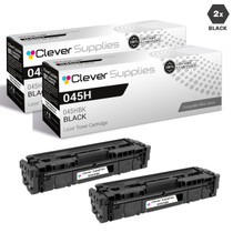 Compatible Canon 045H Toner Cartridges Black 2 Pack (045HBK)