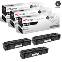 Compatible Canon 045H Toner Cartridges Black 3 Pack (045HBK)