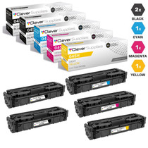 Compatible Canon 045H Toner Cartridges 5 Color Set (045HBK, 045HY, 045HM, 045HC)