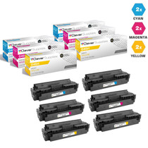 Compatible Canon 046H Toner Cartridges 6 Color Set (046HY, 046HM, 046HC)