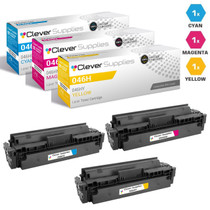 Compatible Canon 046H Toner Cartridges 3 Color Set (046HY, 046HM, 046HC)