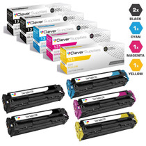 Compatible Canon 131 Toner Cartridges 5 Color Set (131BK, 131Y, 131M, 131C)