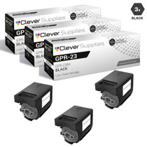Compatible Canon GPR-23, GPR23 Toner Cartridges Black 3 Pack (GPR-23BK)