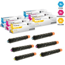 Compatible Canon GPR-36, GPR36 Toner Cartridges 6 Color Set (GPR-36Y, GPR-36M, GPR-36C)