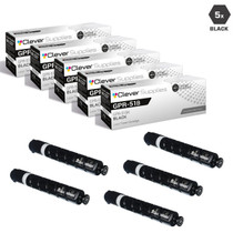 Compatible Canon GPR-51, GPR51 Toner Cartridges Black 5 Pack (GPR-51BK)