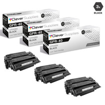 Compatible Canon GPR-40 Toner Cartridges Black 3 Pack (GPR40BK)