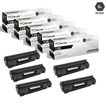 Compatible Canon 128 Toner Cartridges Black 5 Pack (128BK)