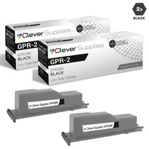 Compatible Canon GPR-2 Toner Cartridges Black 2 Pack (GPR2BK)